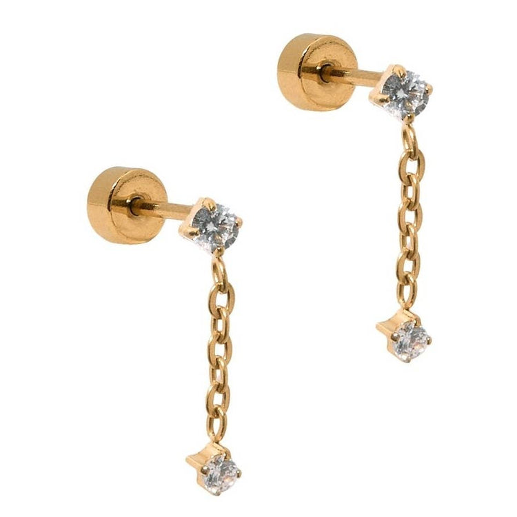 Holland Screwback Stud Earrings