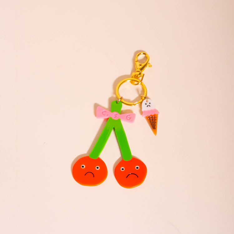 Double Trouble Bag Charm