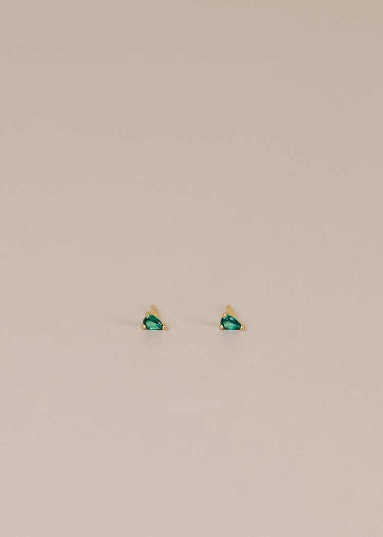 JaxKelly Teardrop - Emerald CZ
