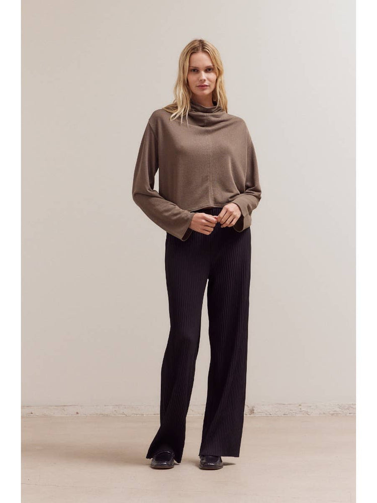 Cowl Neck Loose Fit Top