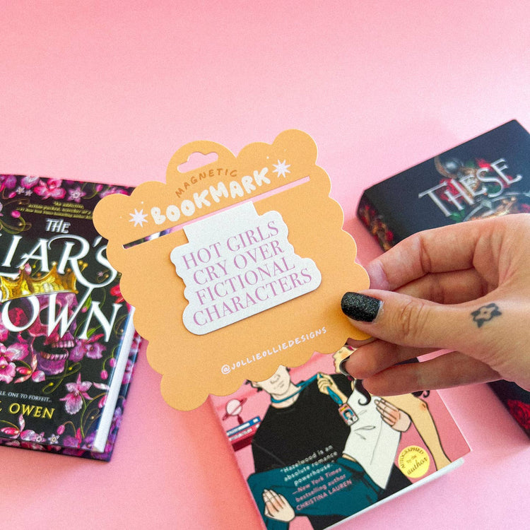Hot Girls Cry Magnetic Bookmark
