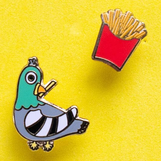 Street Pigeon Stud Earrings