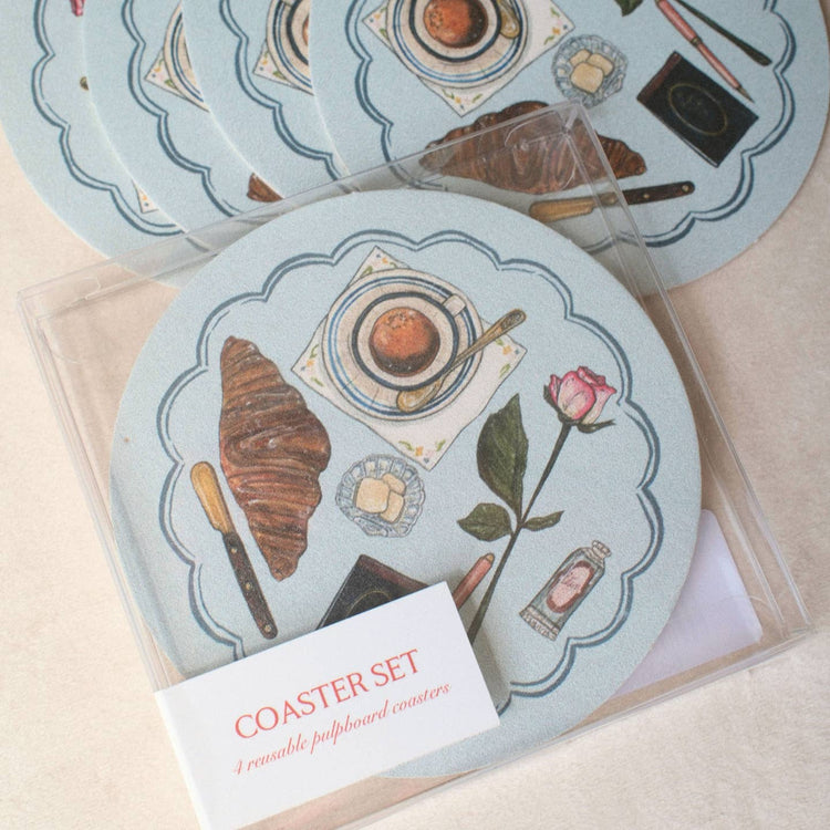 Good Morning! Coaster Set of 4