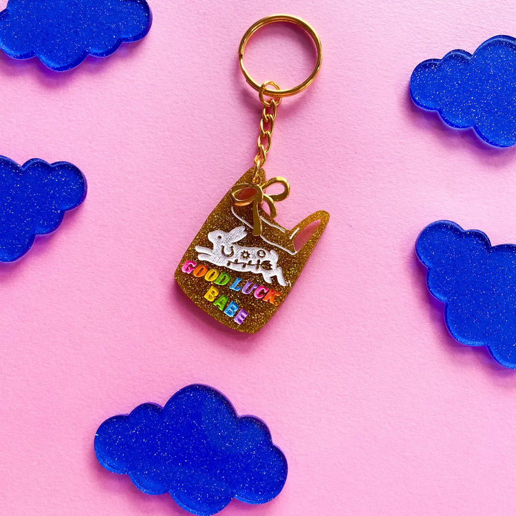 Good Luck Babe Keychain