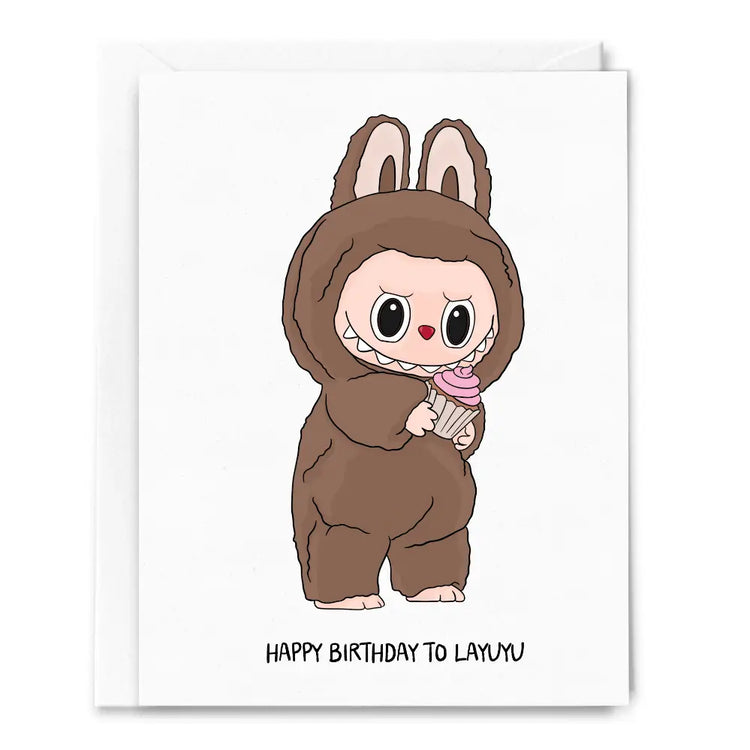 Happy Birthday To Layuyu Greeting Card