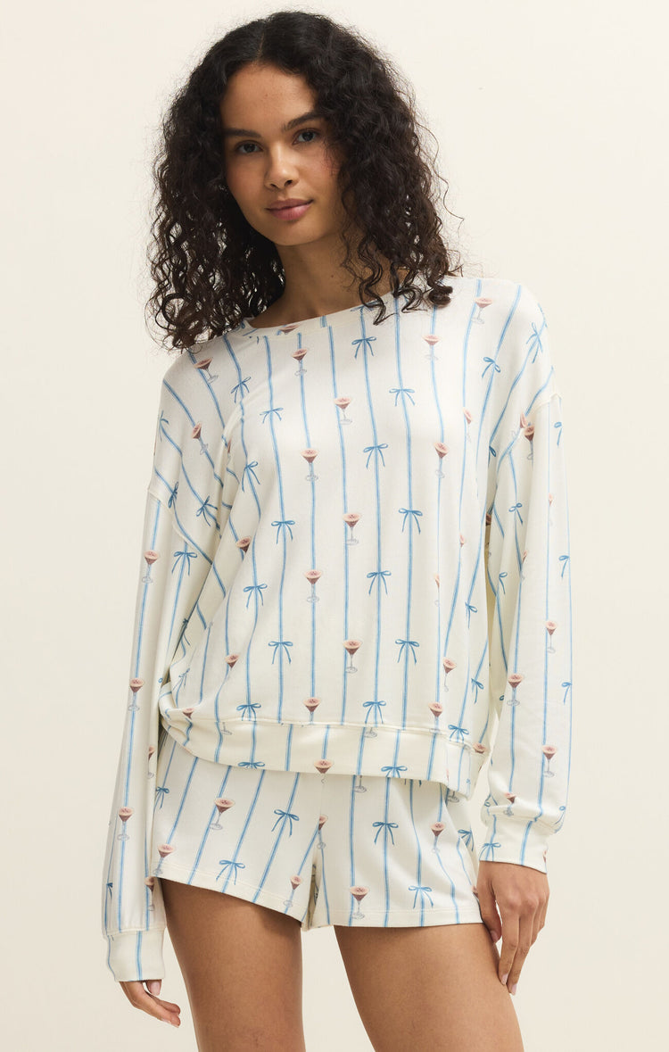 Z Supply Cozy Martini Pajama Top