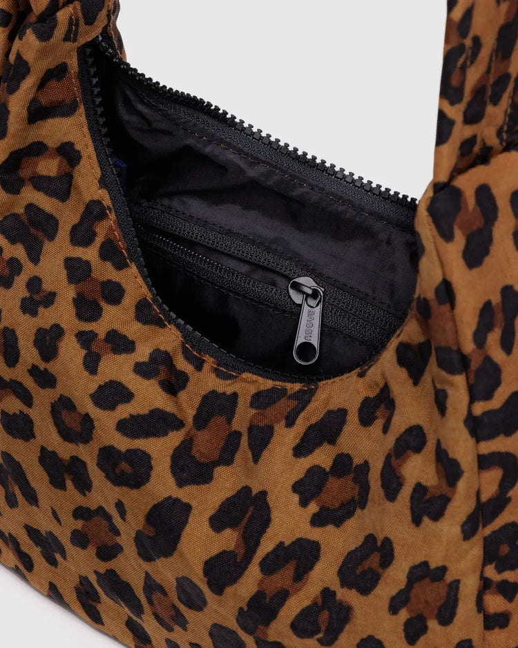 PREORDER Baggu Mini Nylon Shoulder Bag in Leopard