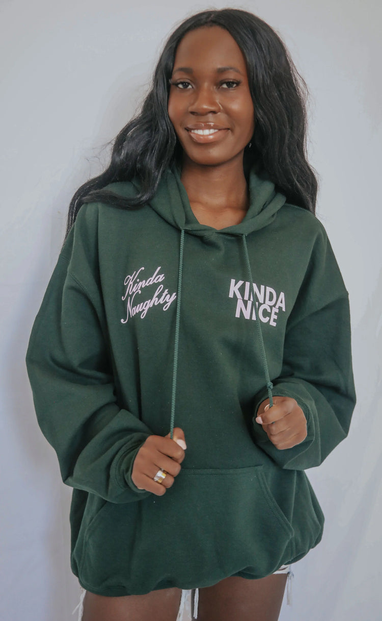 Friday + Saturday Kinda Naughty Kinda Nice Hoodie