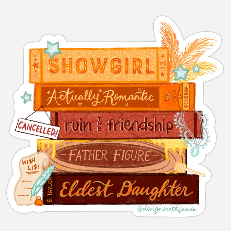 Showgirl Album Books Sticker