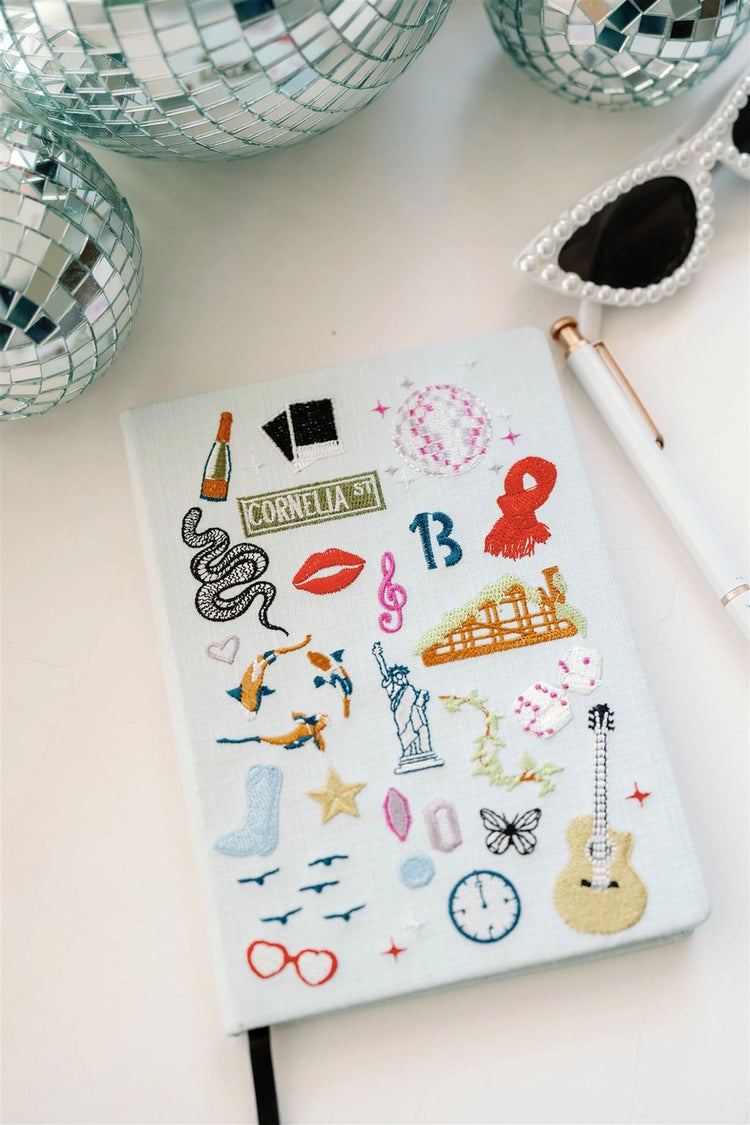 Embroidered TS Icons Notebook