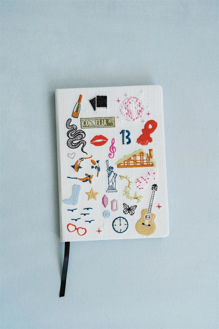 Embroidered TS Icons Notebook