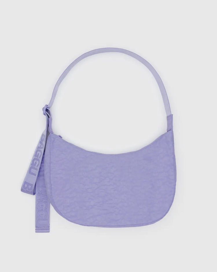 Baggu Medium Nylon Crescent Bag in Wisteria