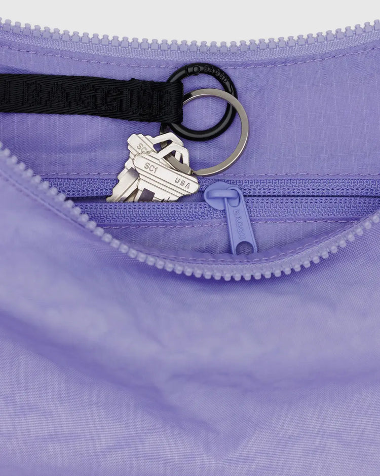 Baggu Medium Nylon Crescent Bag in Wisteria