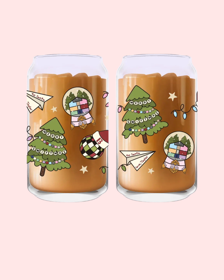 TS Christmas Glass Cup