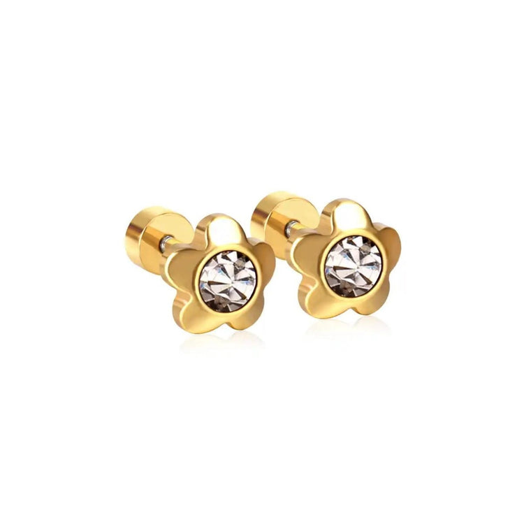 Zoey Flatback Stud Earrings