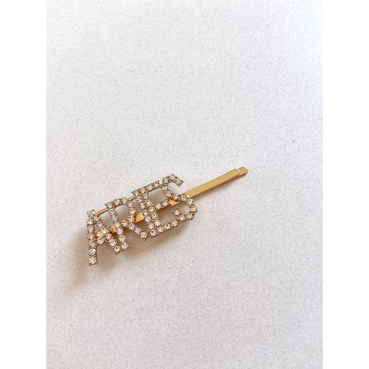Zodiac Astrology Rhinestone Hair Clips