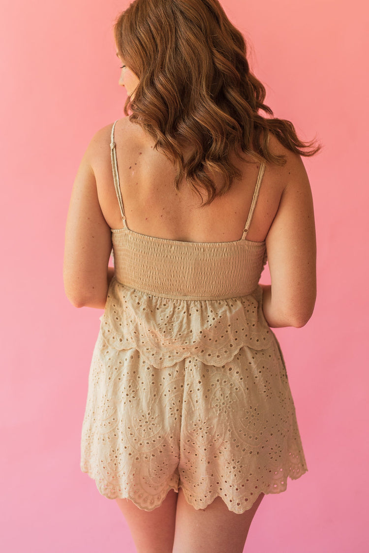 Eyelet Romper