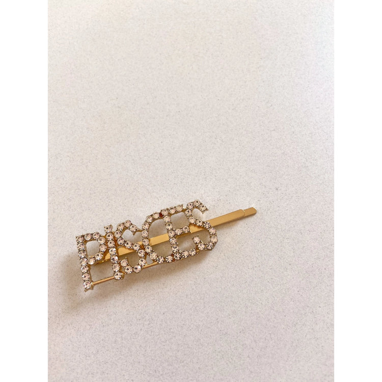 Zodiac Astrology Rhinestone Hair Clips