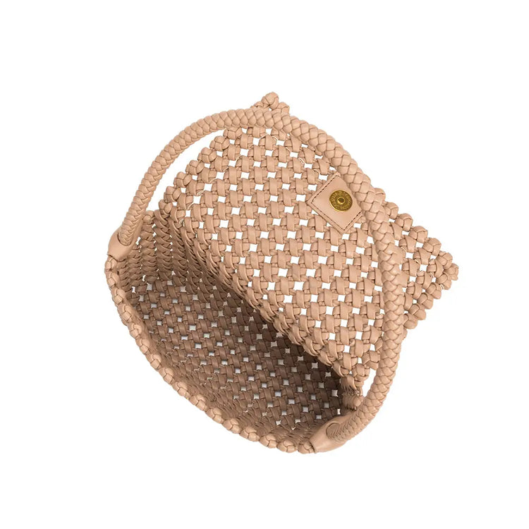 Shelly Vegan Shoulder Bag in Tan