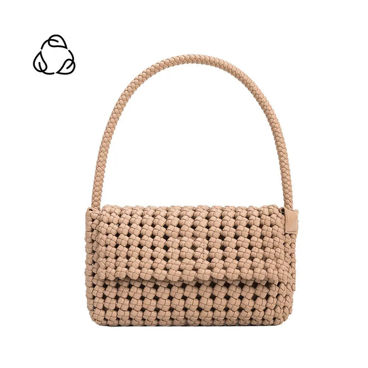 Shelly Vegan Shoulder Bag in Tan