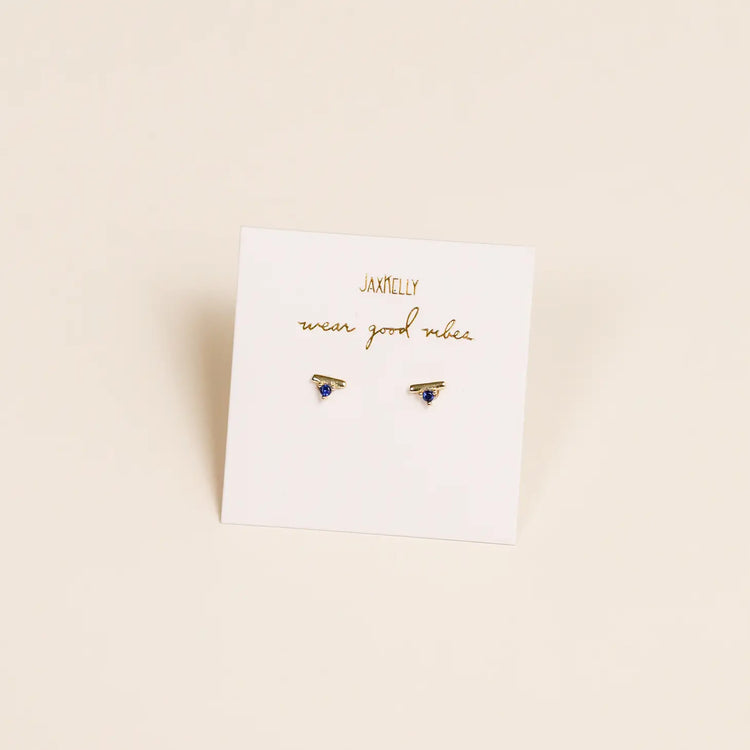 JaxKelly Stud Bar - Sapphire