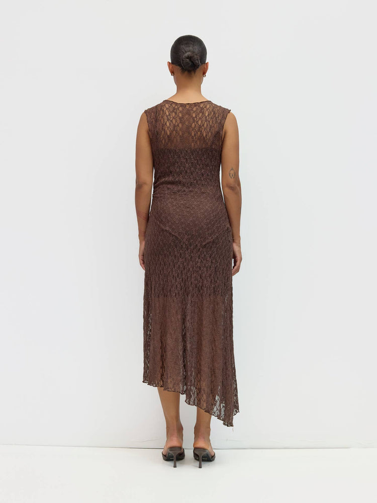 The Jaylin Dress Lace Midi Dress