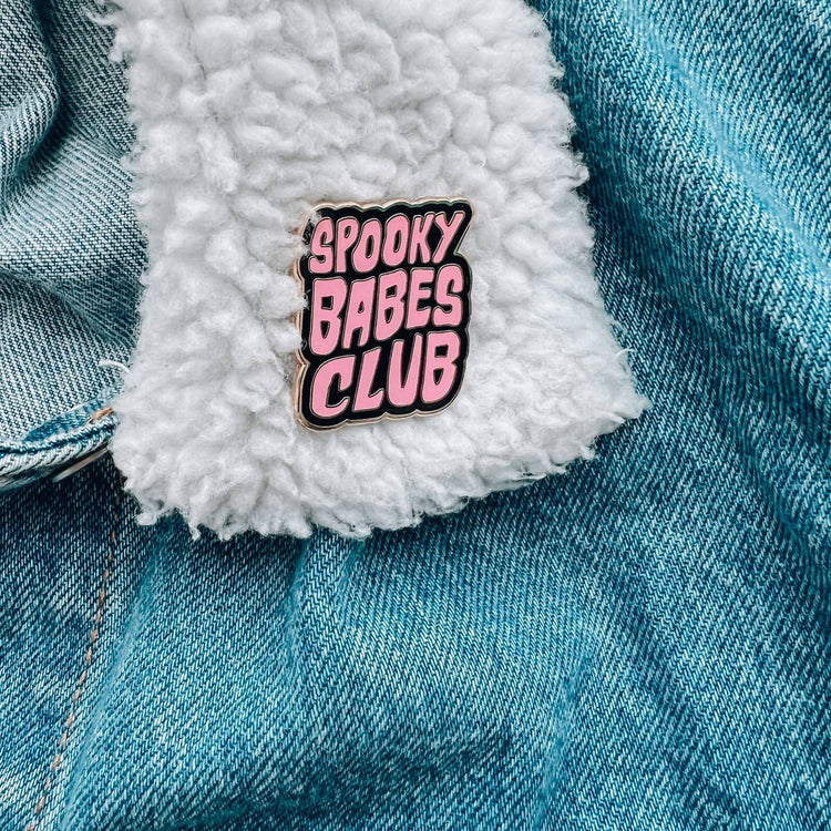 Spooky Babes Club Enamel Pin