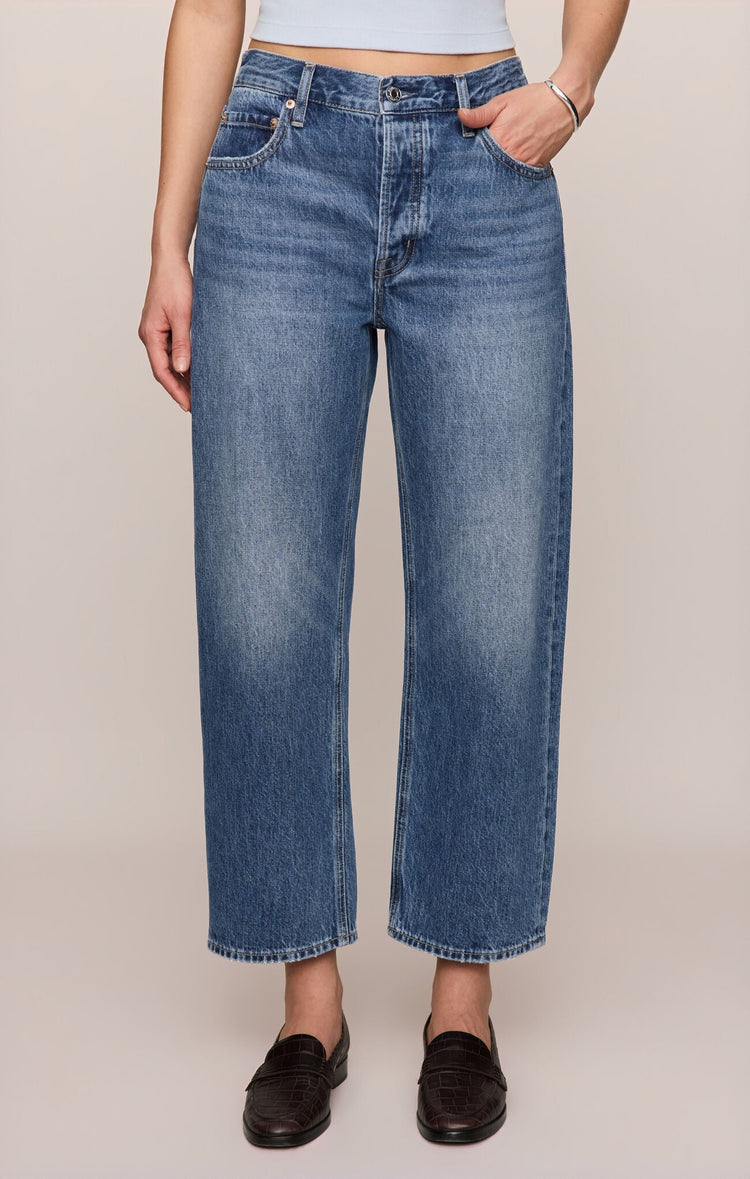 Z Supply Off Duty Bowed Ankle Breakpoint Jeans
