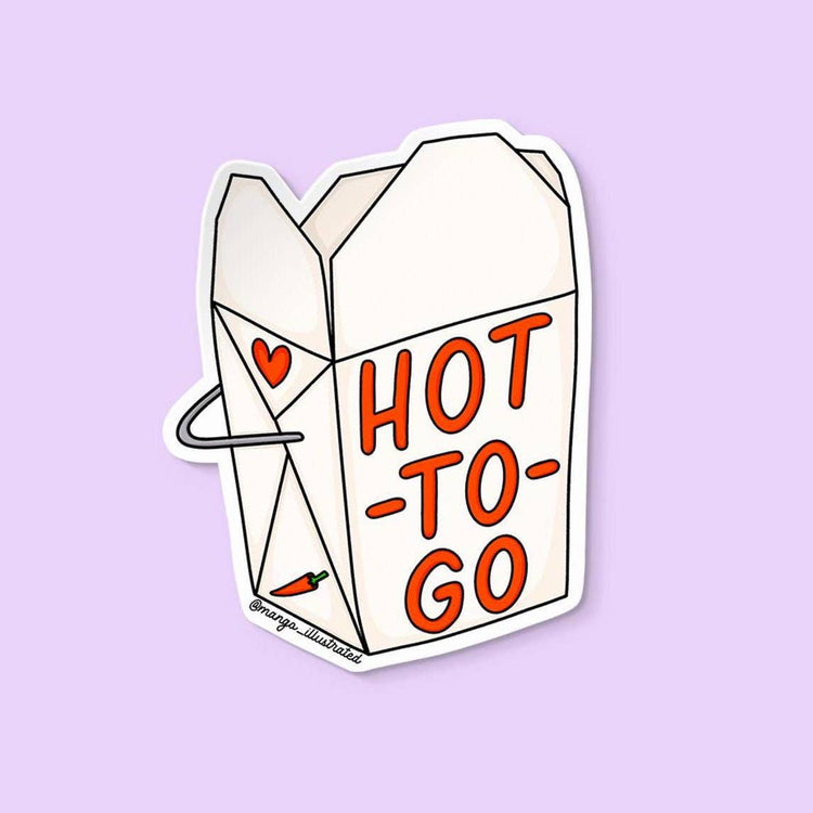 Hot To Go Sticker