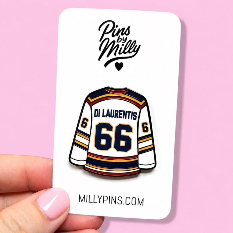 Di Laurentis Off Campus Jersey Enamel Pins