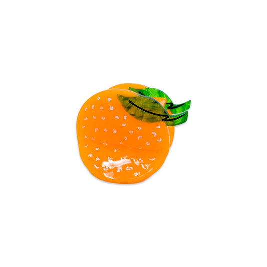 Mini Orange Hair Claw Clip