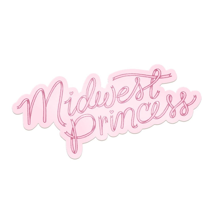 Midwest Princess Coquette Vinyl Sticker