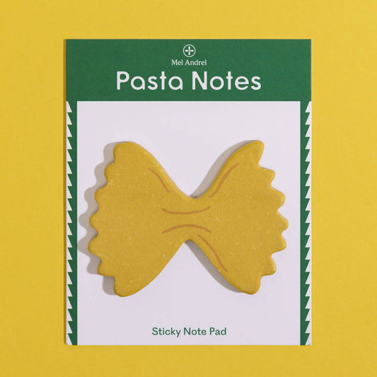 Farfalle Pasta Die-Cut Sticky Notes