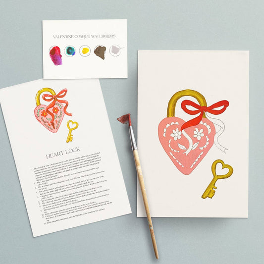Watercolor Painting Kit: Love Bomb
