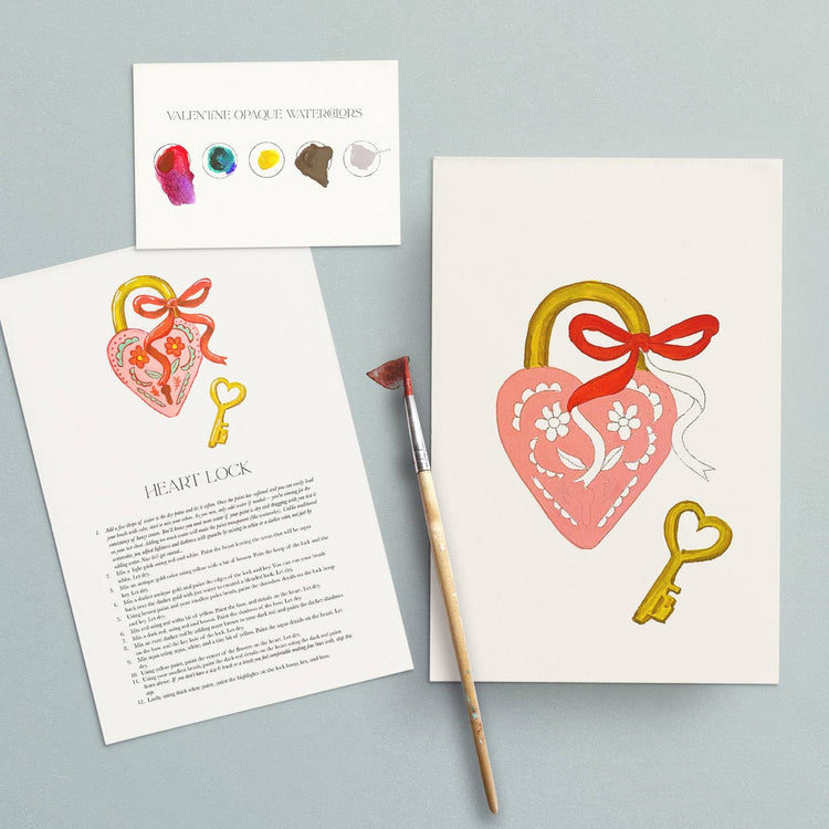 Watercolor Painting Kit: Love Bomb