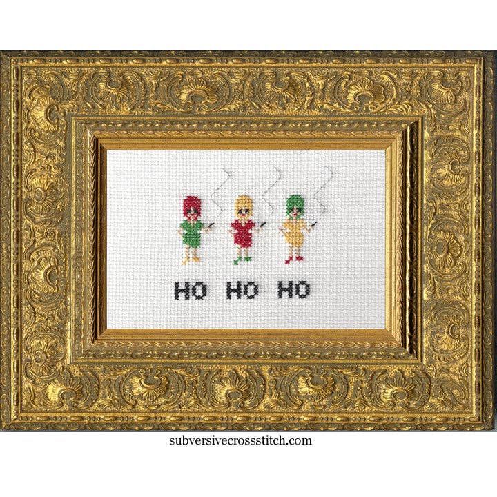 Ho, Ho, Ho Deluxe Cross Stitch Kit