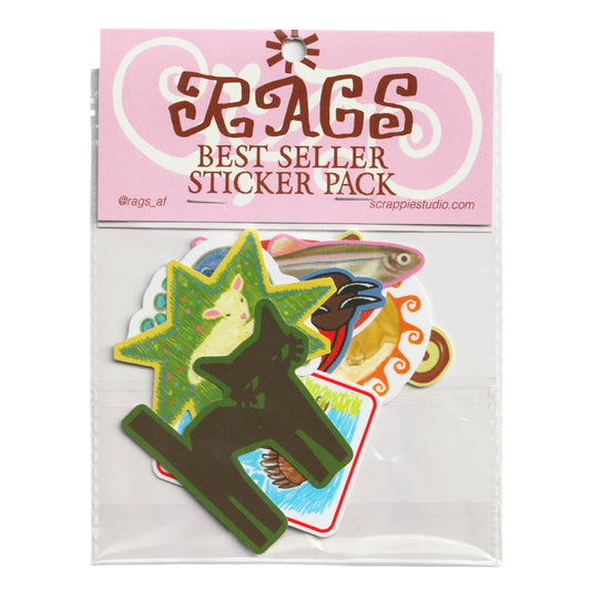 Rags AF Best Seller Sticker Pack