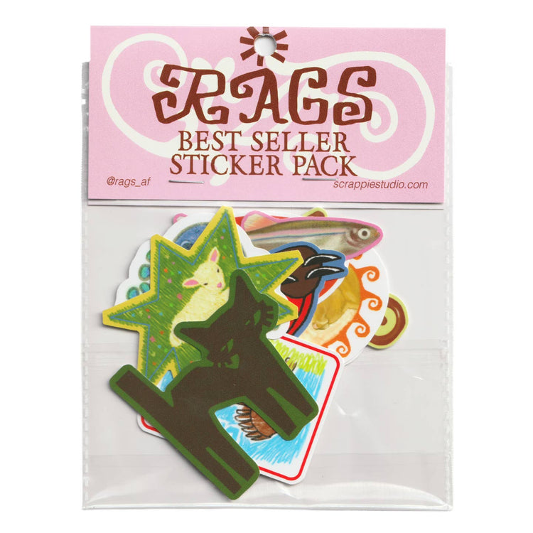 Rags AF Best Seller Sticker Pack