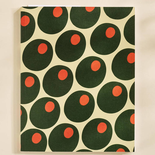 Retro Olive Lined Journal