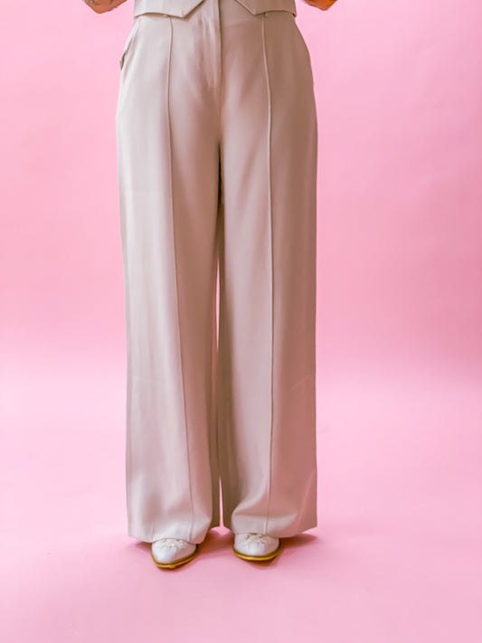 Lucy Paris Freddie Pleated Trousers