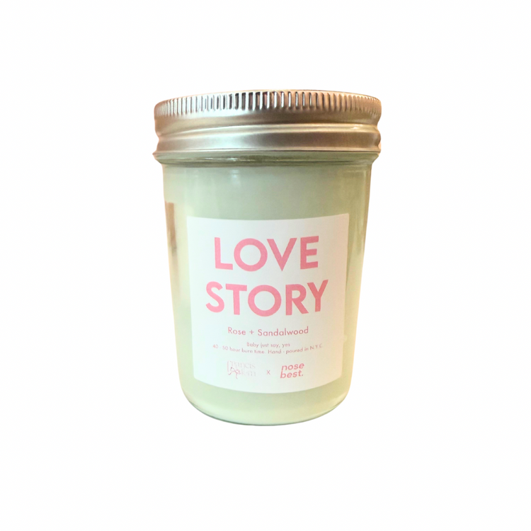 Love Story Candle