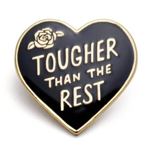 Tough Heart Enamel Pin