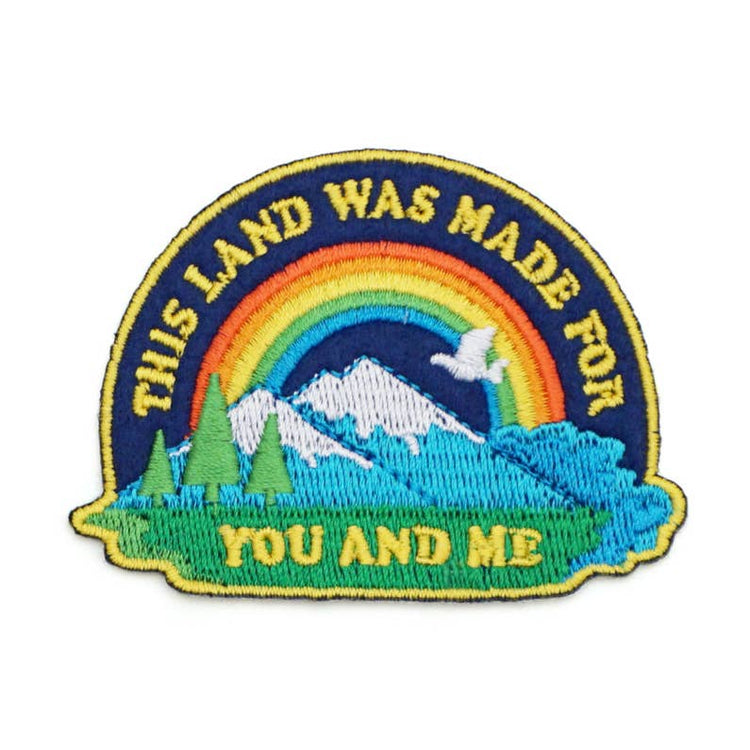 This Land Is Your Land Embroidered Patch