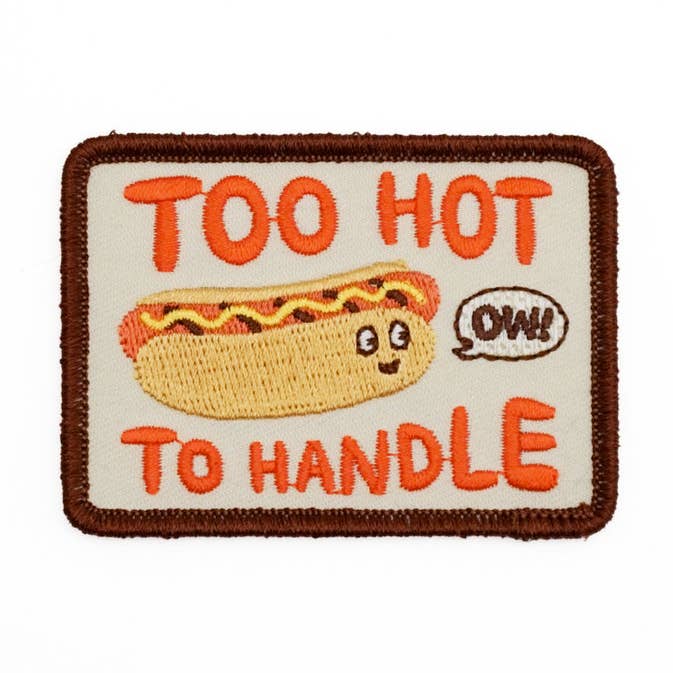 Hot Dog Embroidered Patch