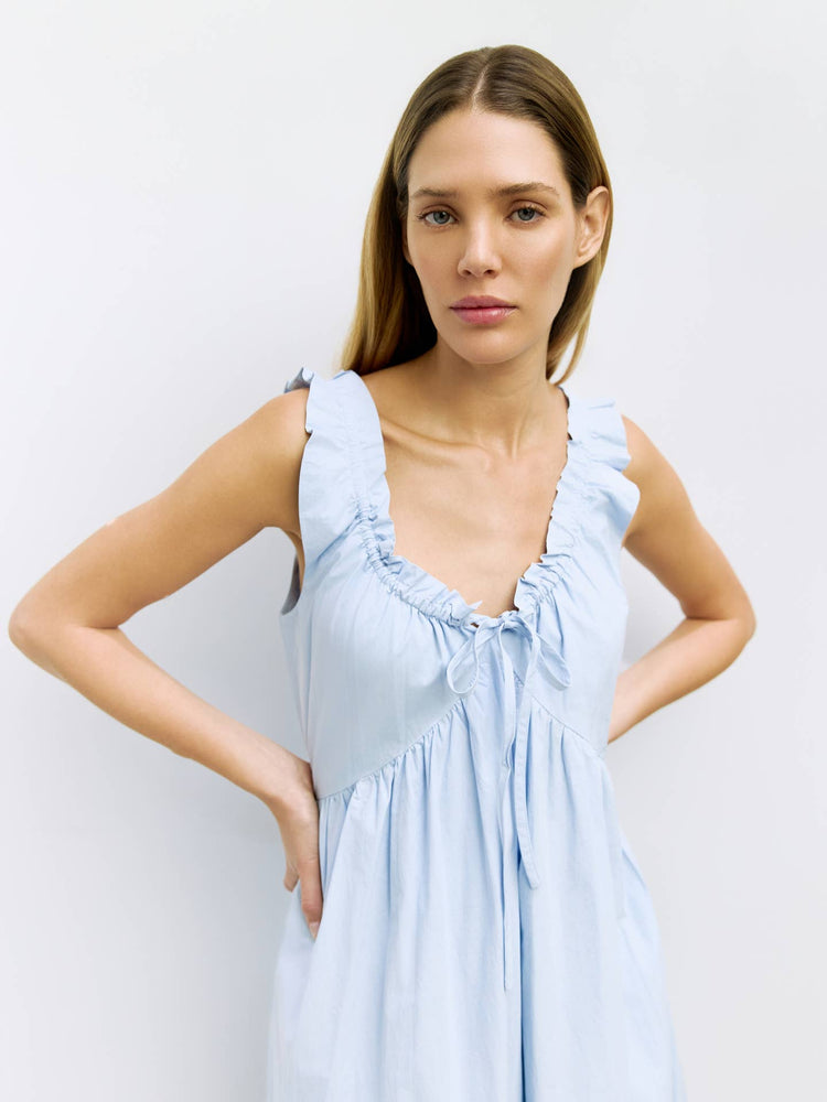 Clare Poplin Midi Dress