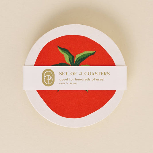 Tomato Coasters | Set of Four