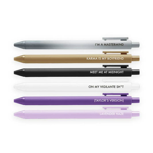 Midnights Gel Pen Set of Six