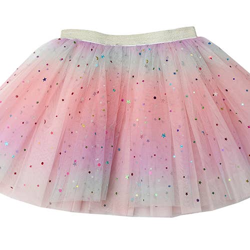 Cotton Candy Moon and Stars Tutu