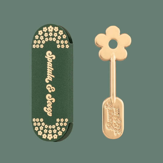 Lip Care Gold Daisy Spatula