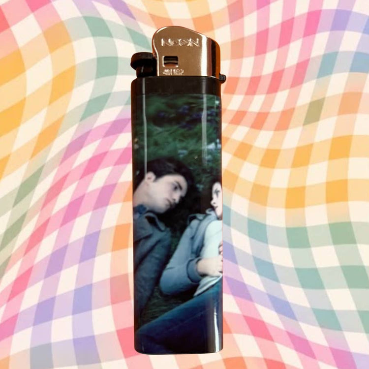 Edward and Bella Laying in the Grass Lighter